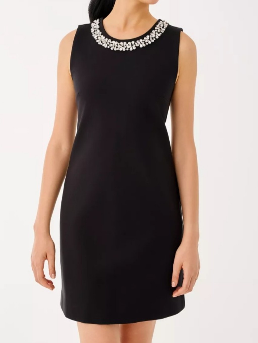 Liz Claiborne Career Black Rhinestone Dress